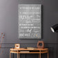 Neutral Kitchen Rules - Canvas Art Print