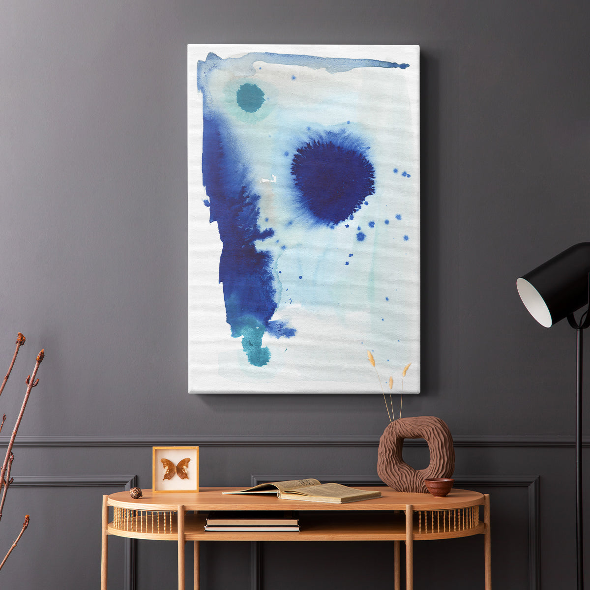 Spare Blue II - Canvas Art Print