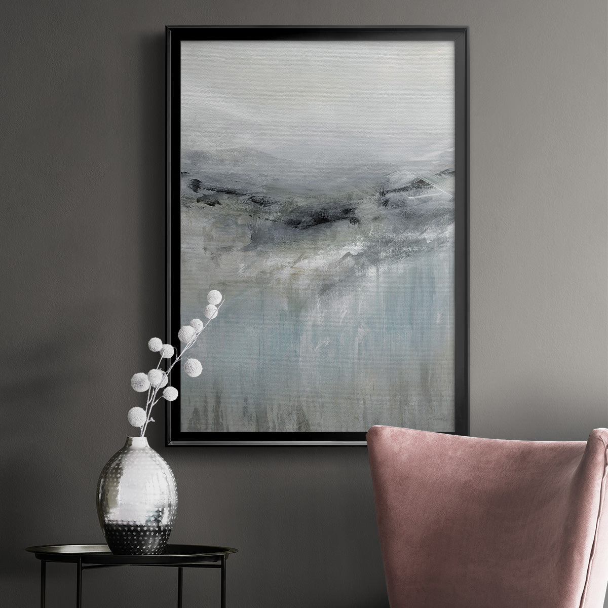 A Cool Wind - Modern Framed Canvas Print