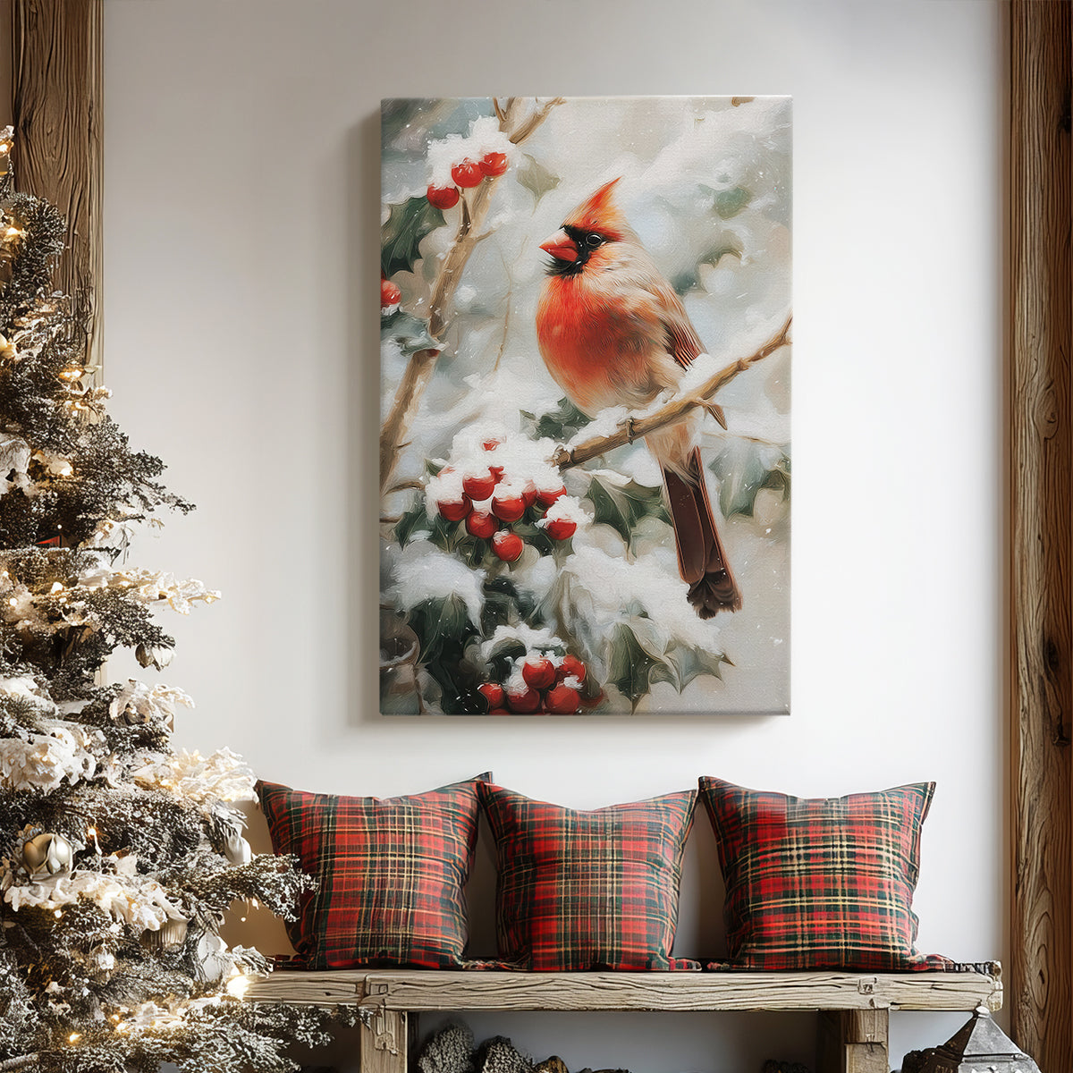 Village of Gilded Carol - Canvas Art Print