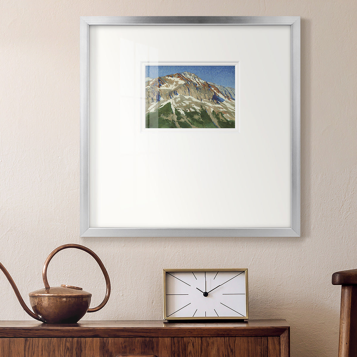 Vermillion Ascent Premium Framed Print Double Matboard