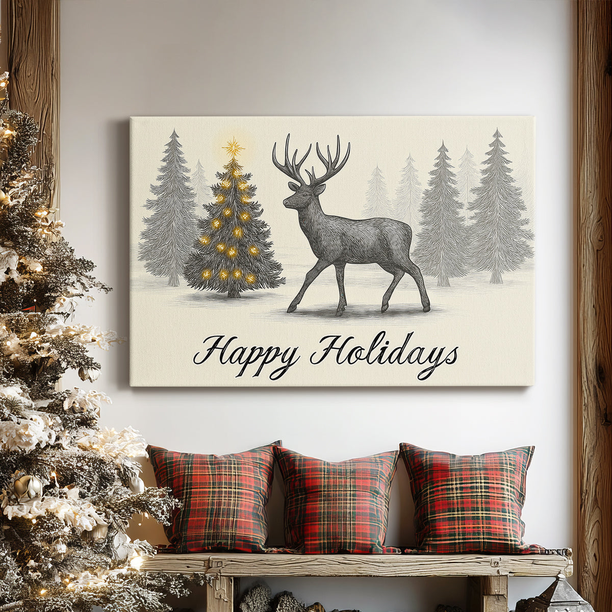 Silver Dusk Carol - Canvas Art Print