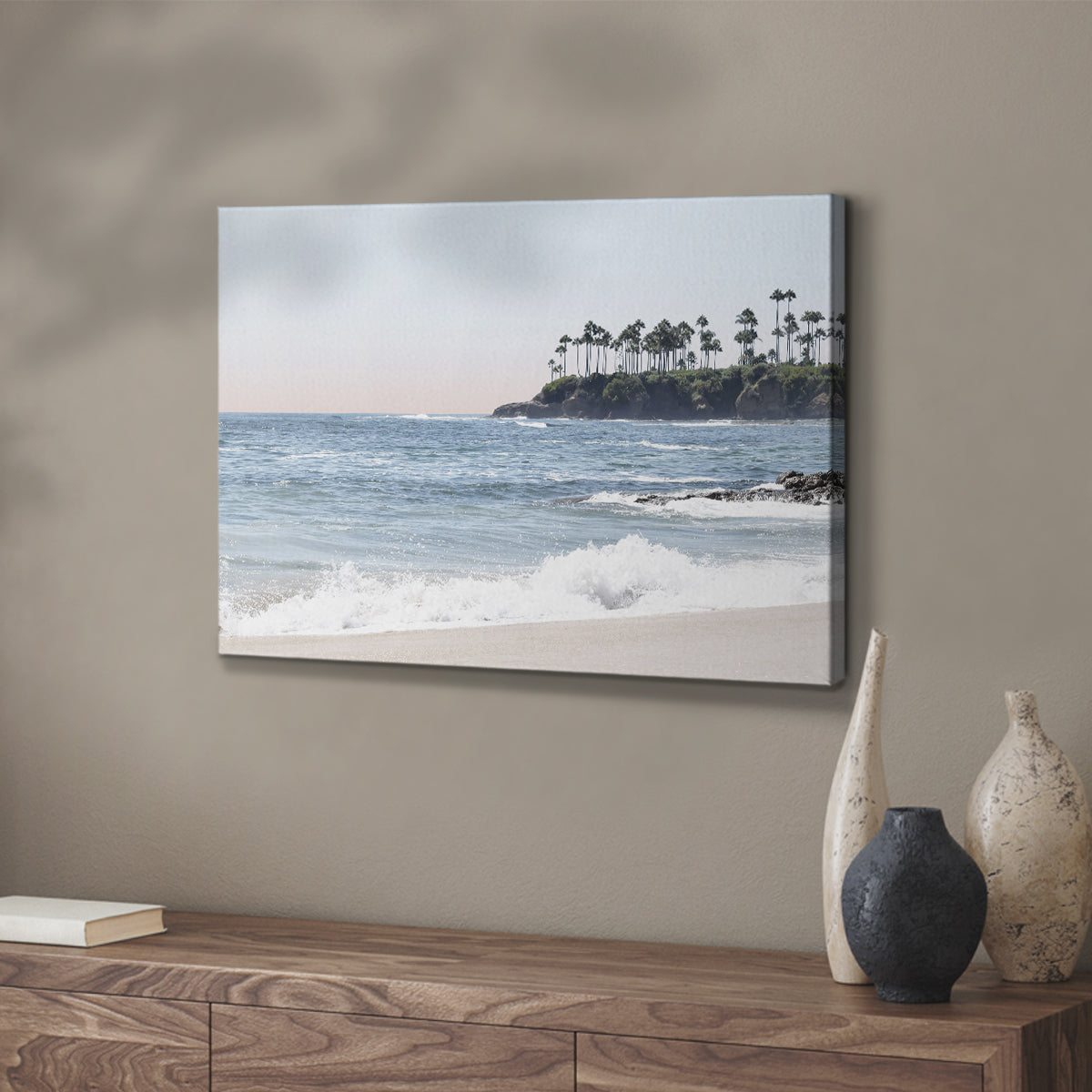 Distant Palms - Canvas Art Print