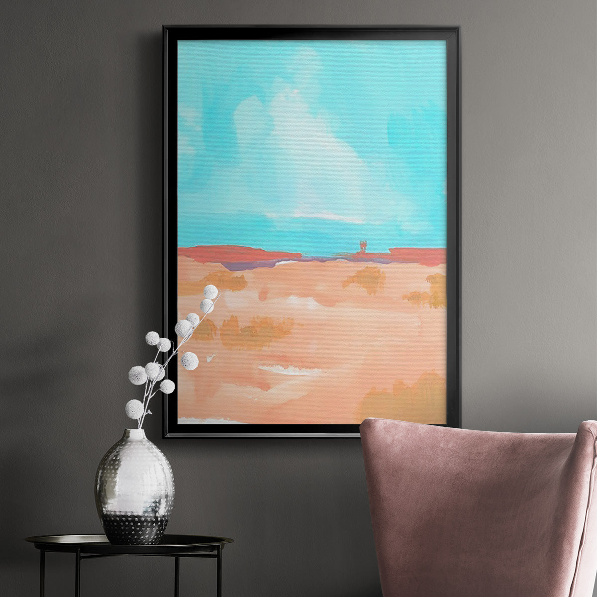 Wide Open Spaces II - Modern Framed Canvas Print