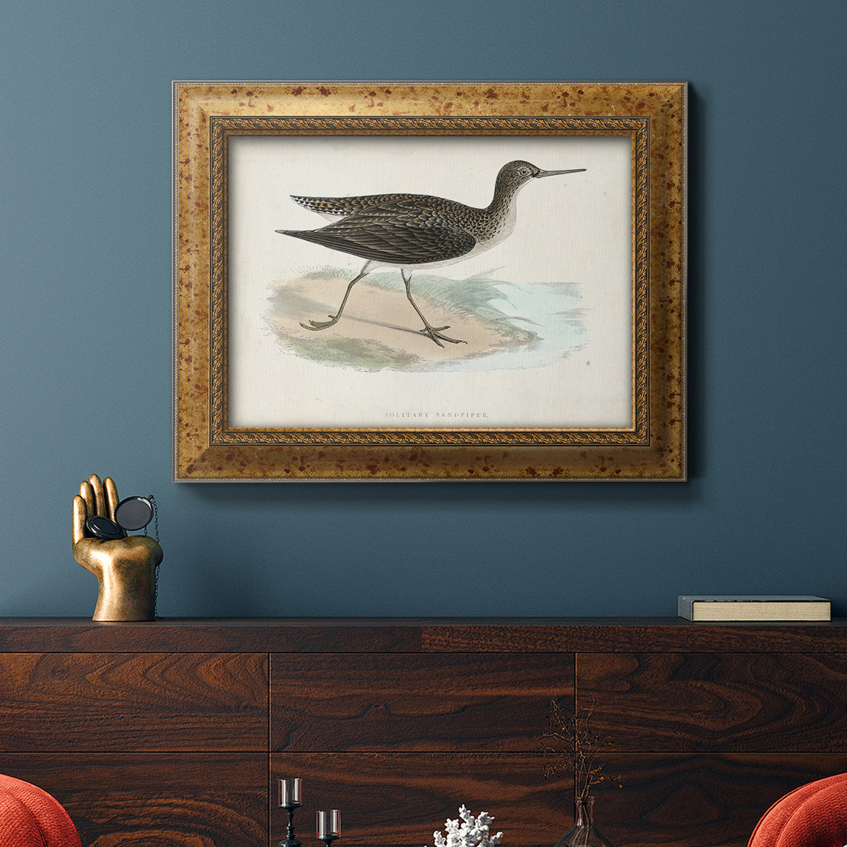 Morris Sandpipers VII Premium Framed Canvas- Ready to Hang