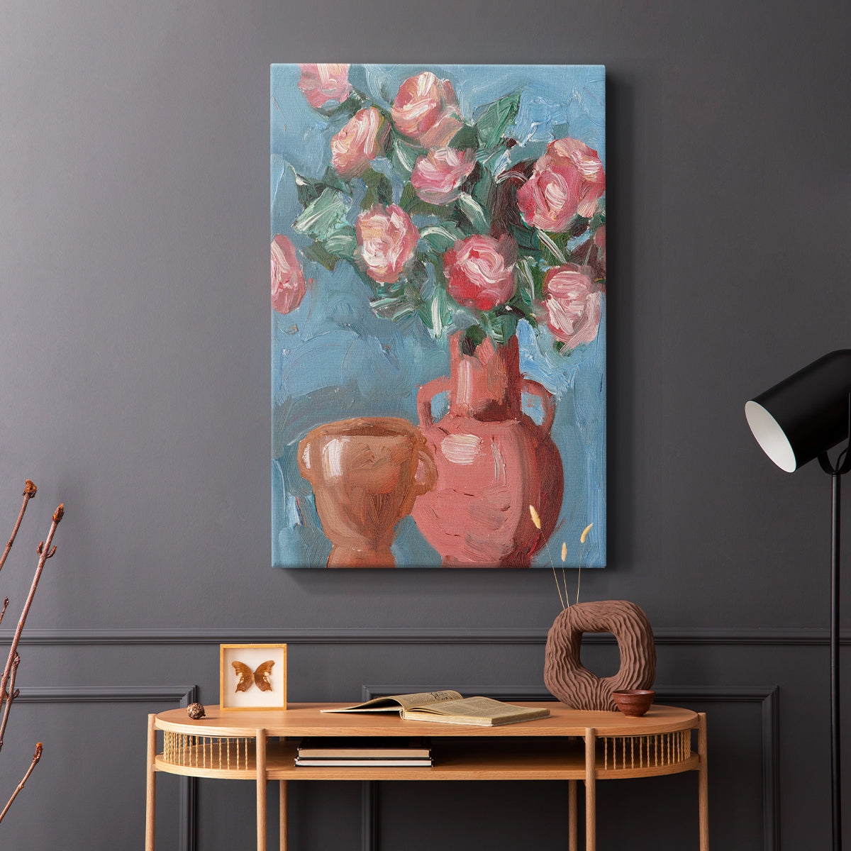 Rosa Blooms I - Canvas Art Print