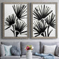 Fan Brush I - Premium Framed Canvas 2 Piece Set - Ready to Hang