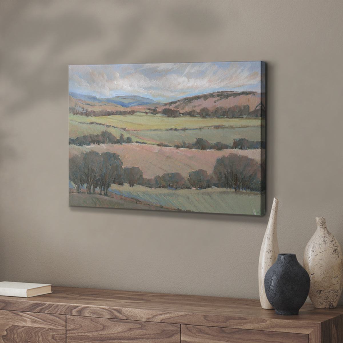 Hilly Countryside I - Canvas Art Print