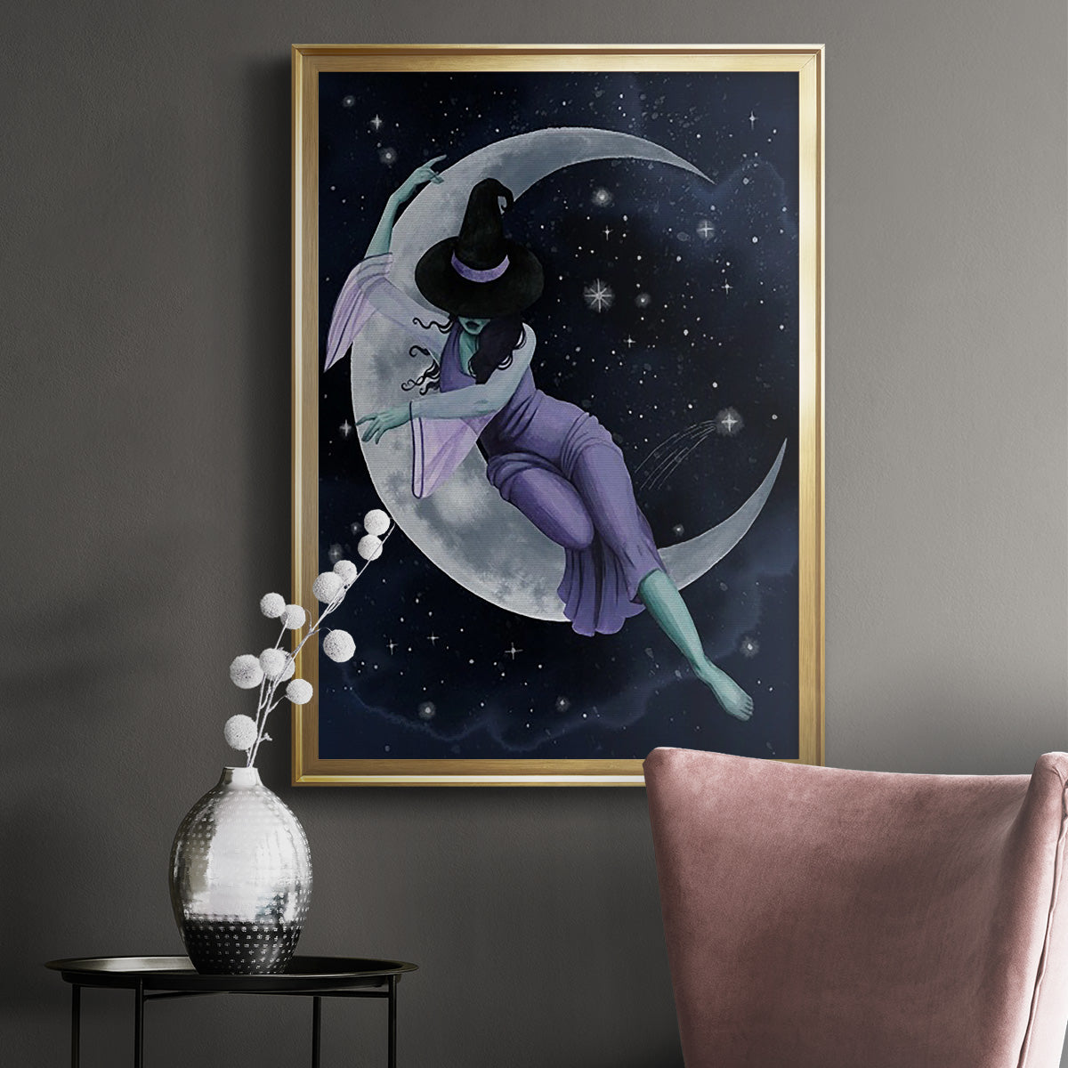 Star Sorceress II - Modern Framed Canvas Print