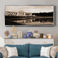 Gloriette Schonbrunn - Floater Framed Canvas Print