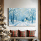 Mint Fir Hearth - Canvas Art Print