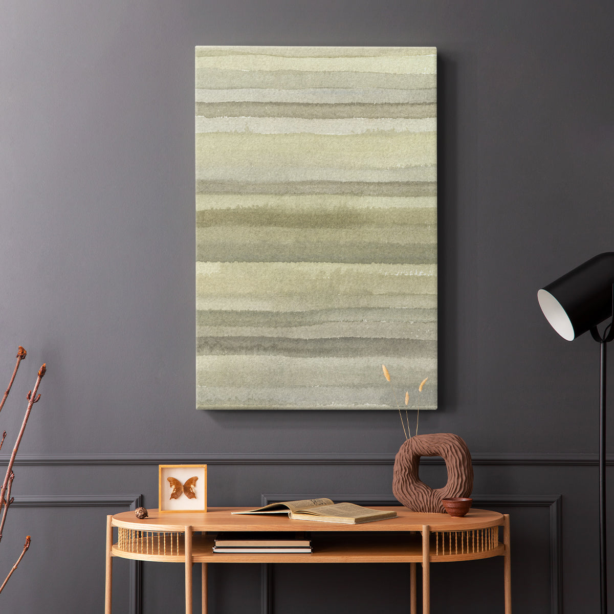 Lines in Neutral I - Canvas Art Print