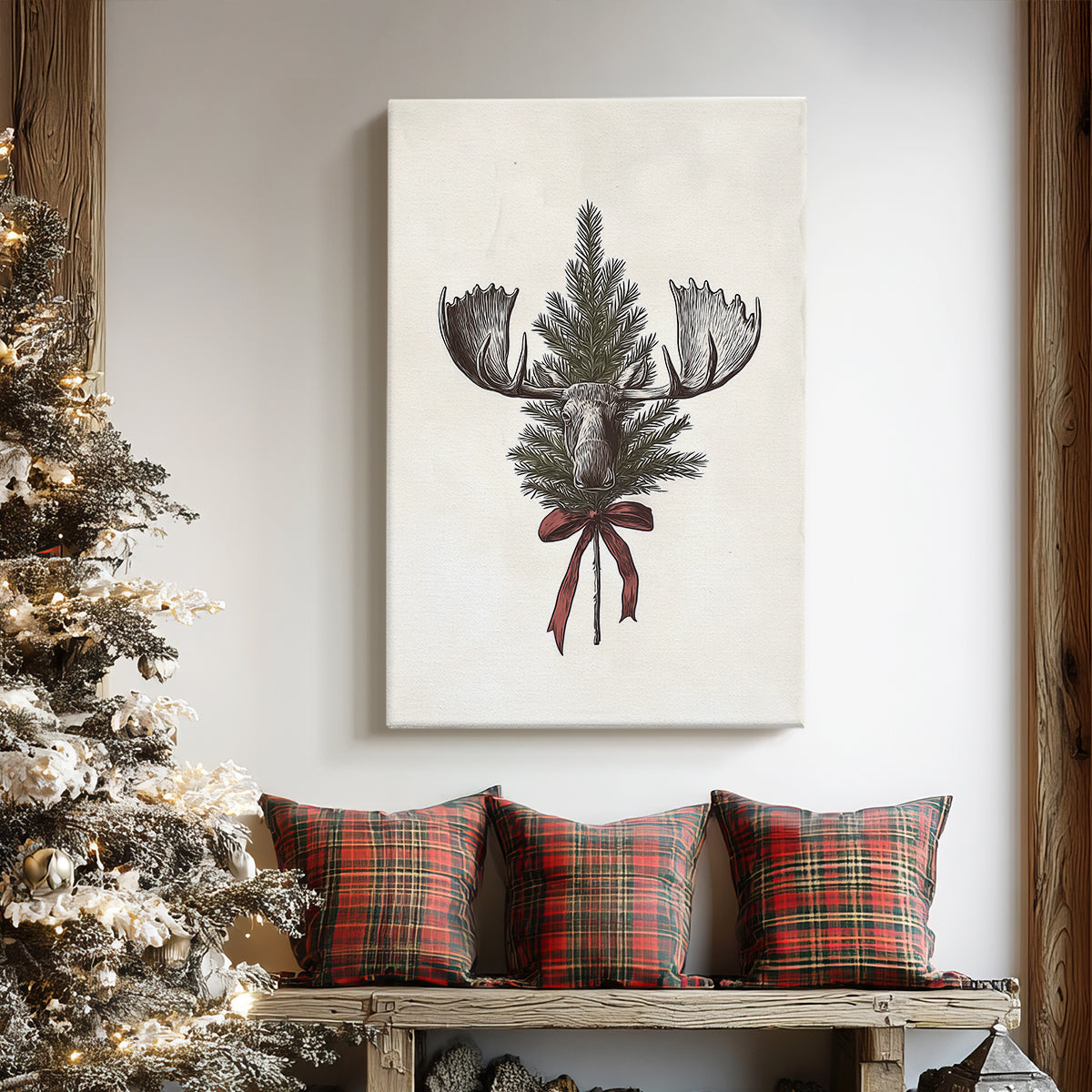 Frostlit Skies Promise - Canvas Art Print