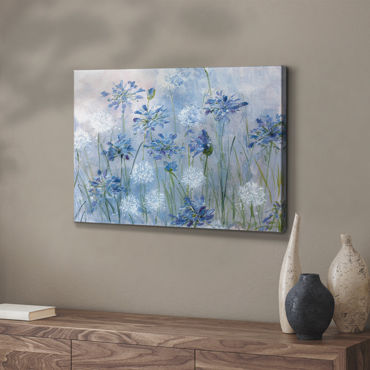 Dandelion and Agapanthus - Canvas Art Print