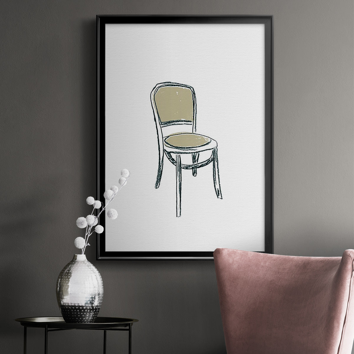 Take a Seat XI - Modern Framed Canvas Print