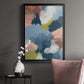 Soft Indigo Atmosphere I - Modern Framed Canvas Print