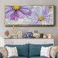 Frozen Floral II - Floater Framed Canvas Print