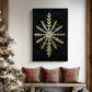 Soft Linen Midwinter Village - Canvas Art Print