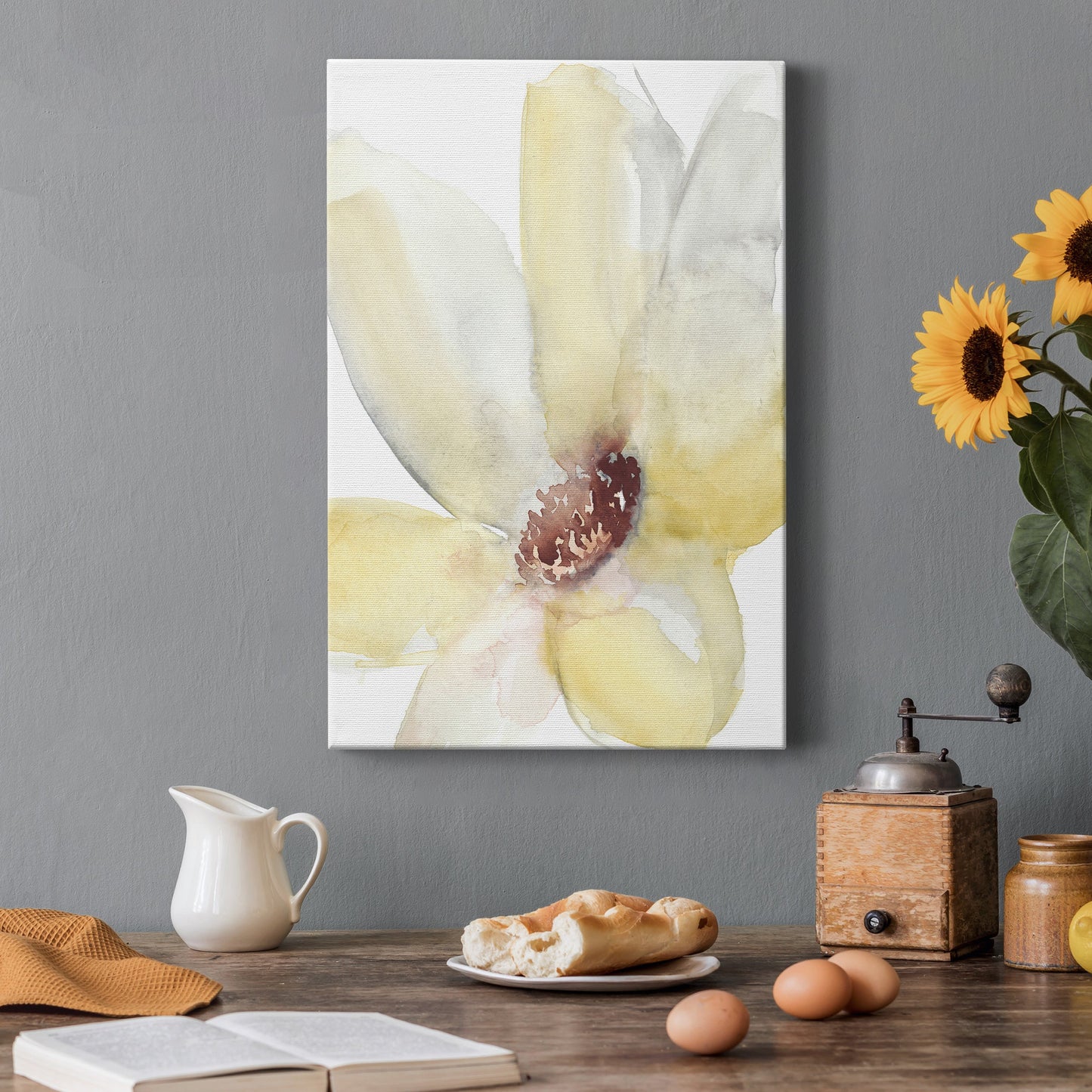 Lush Flower II Premium Gallery Wrapped Canvas - Ready to Hang