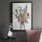 Watercolor Floral Arrangement II - Modern Framed Canvas Print