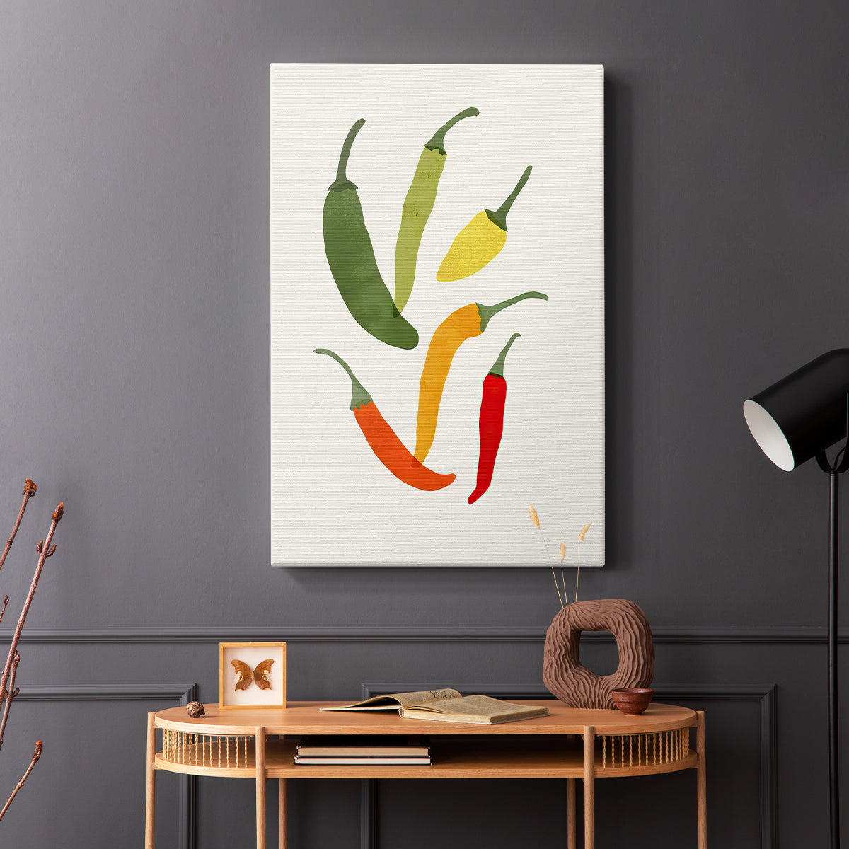 Organic Veg X - Canvas Art Print
