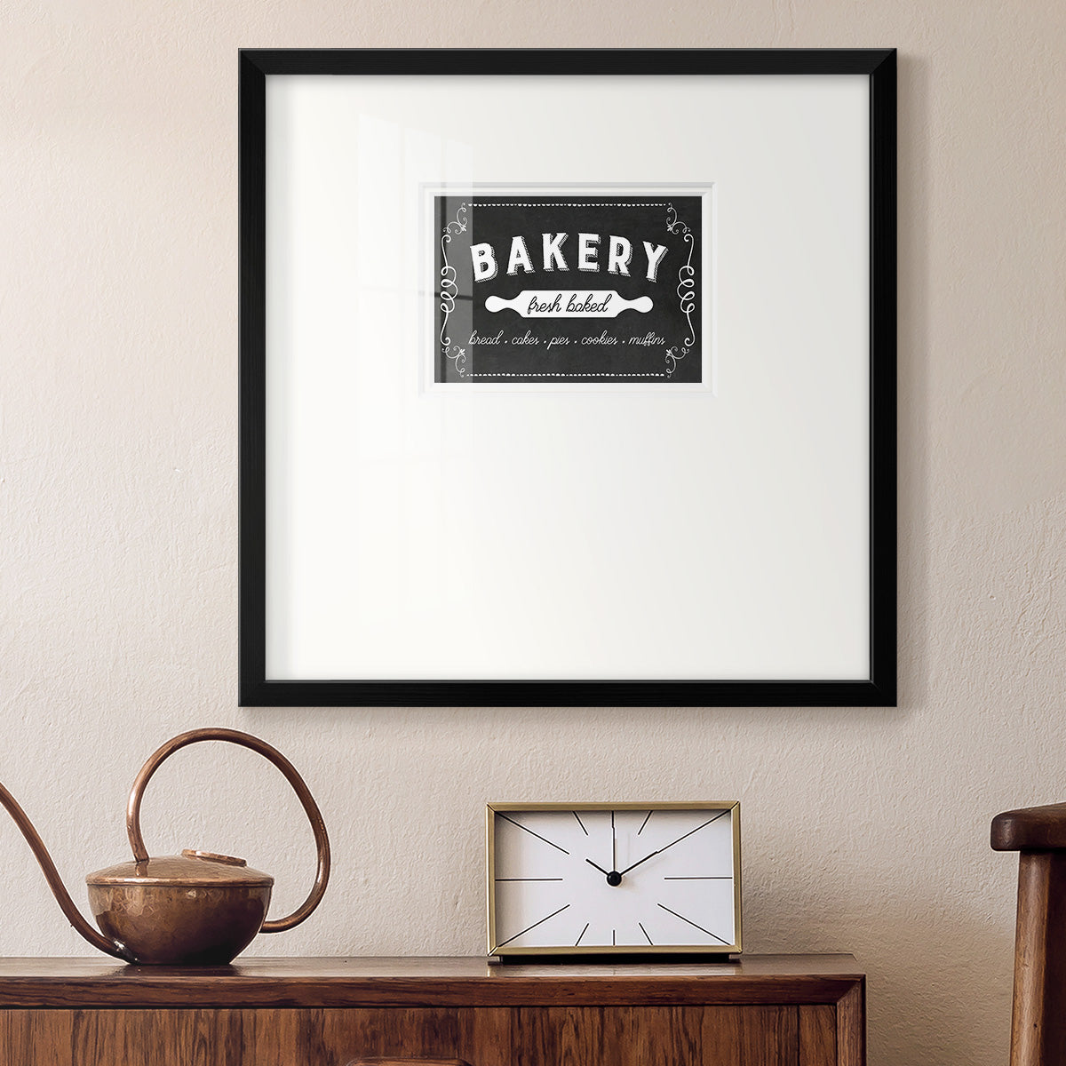 Bakery Premium Framed Print Double Matboard