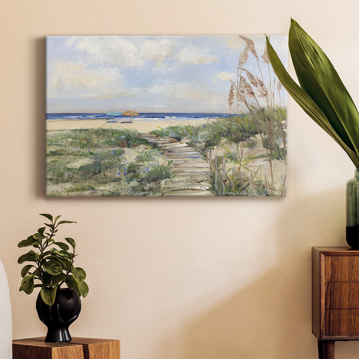 Summer Seas Premium Gallery Wrapped Canvas - Ready to Hang