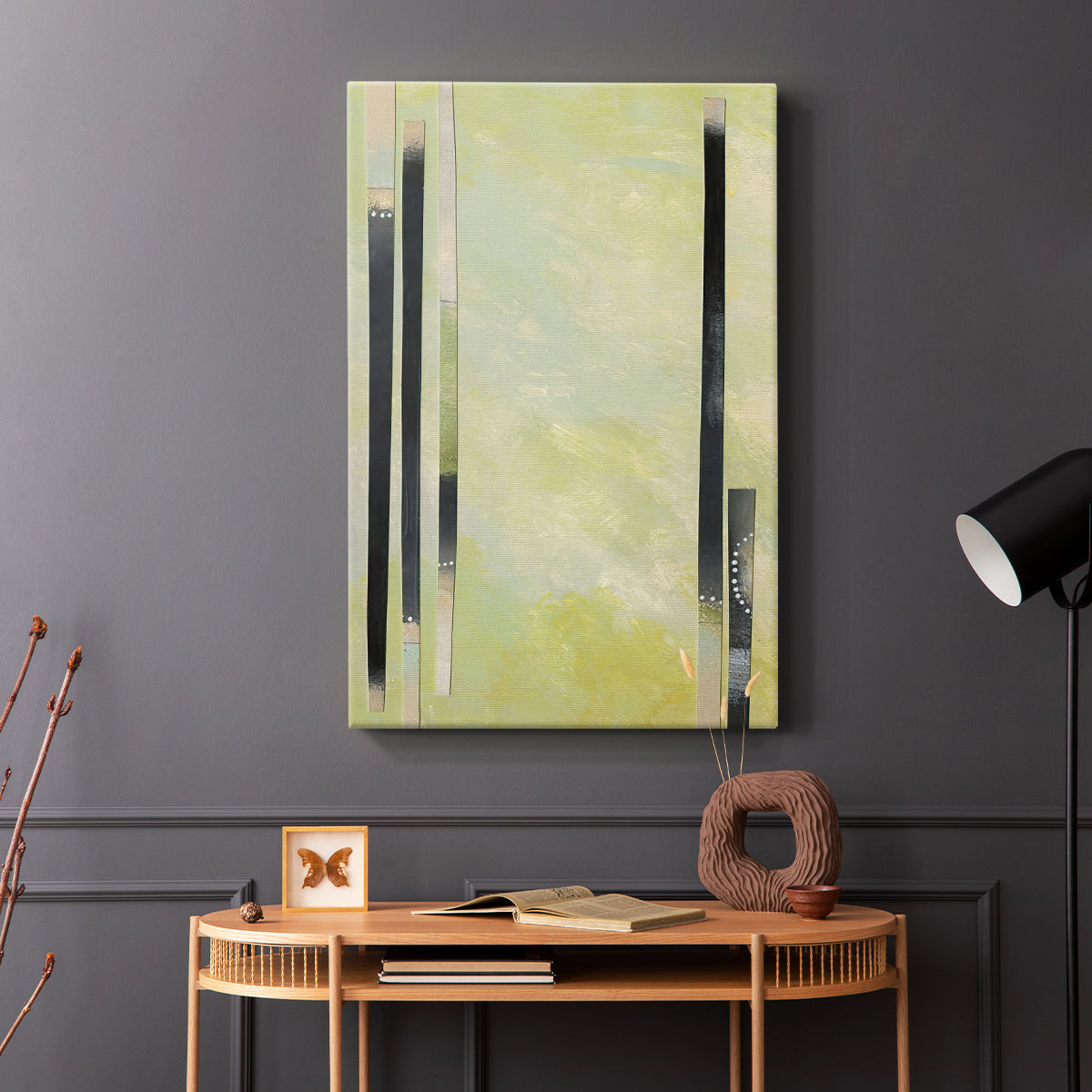 Neutral Assemblage II - Canvas Art Print