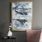 Blue Memories II - Modern Framed Canvas Print