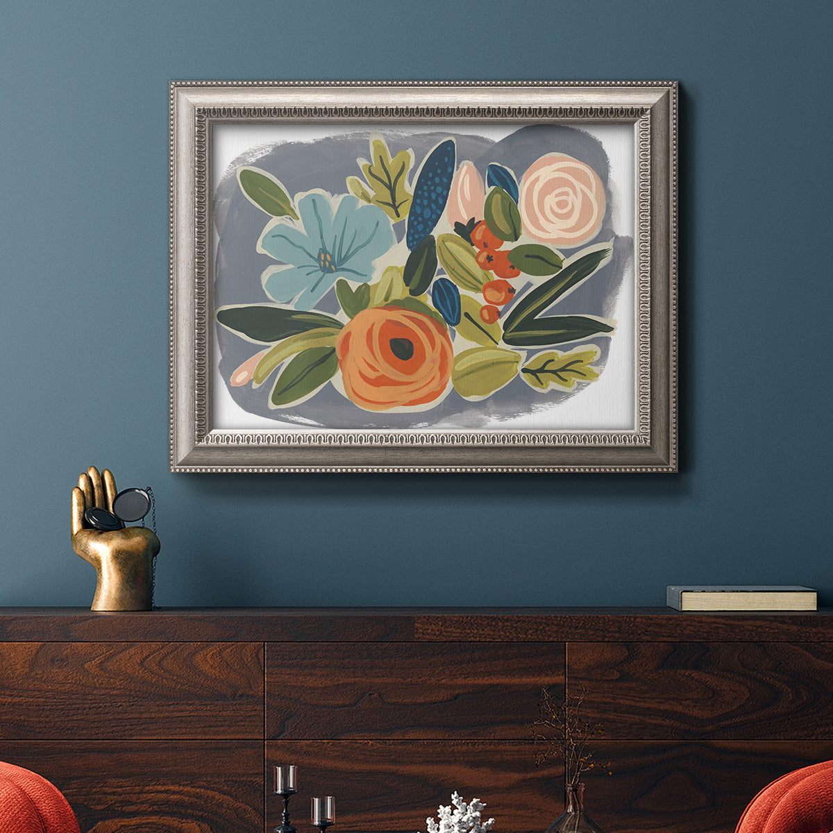 Bright Botany II Premium Framed Canvas- Ready to Hang