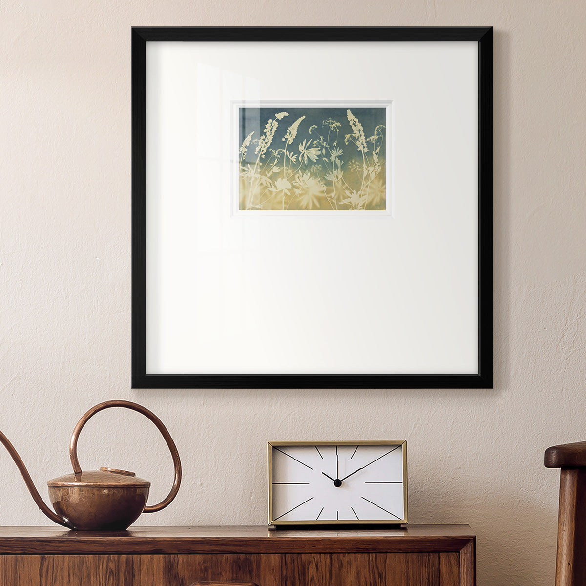 Solstice Lupine- Premium Framed Print Double Matboard