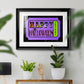 Happy Halloween Ticket - Modern Framed Art Print