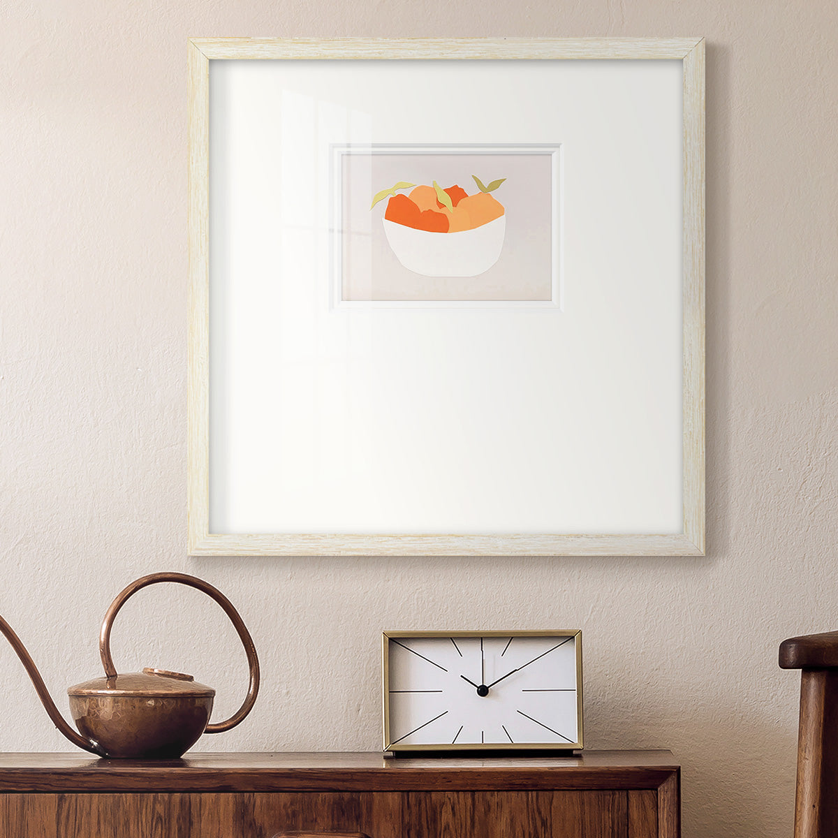 Sumo Citrus II Premium Framed Print Double Matboard