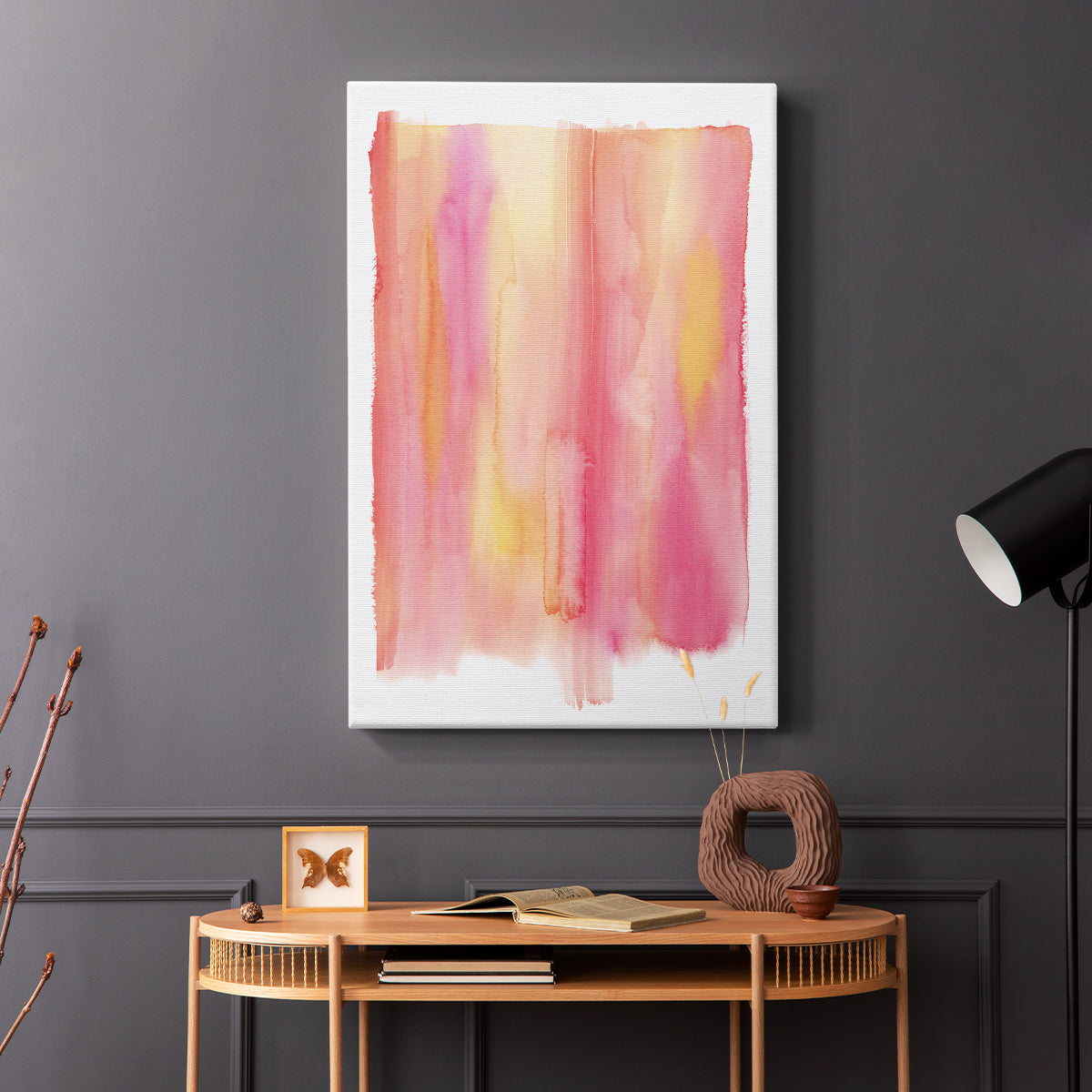 Summer Sherbet Wash II - Canvas Art Print