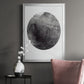 Graphite Moon I - Modern Framed Canvas Print