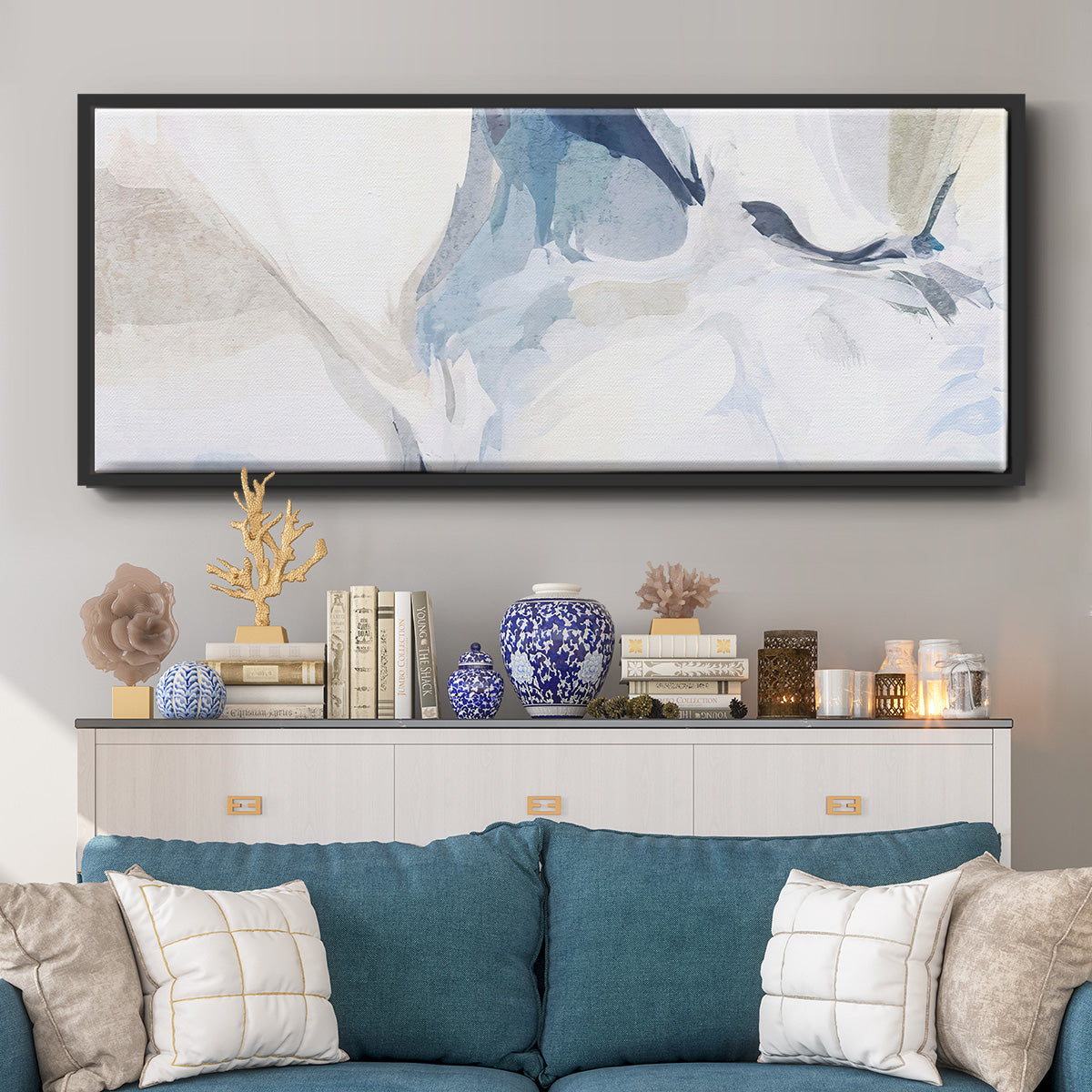 Fresh Air IV - Floater Framed Canvas Print