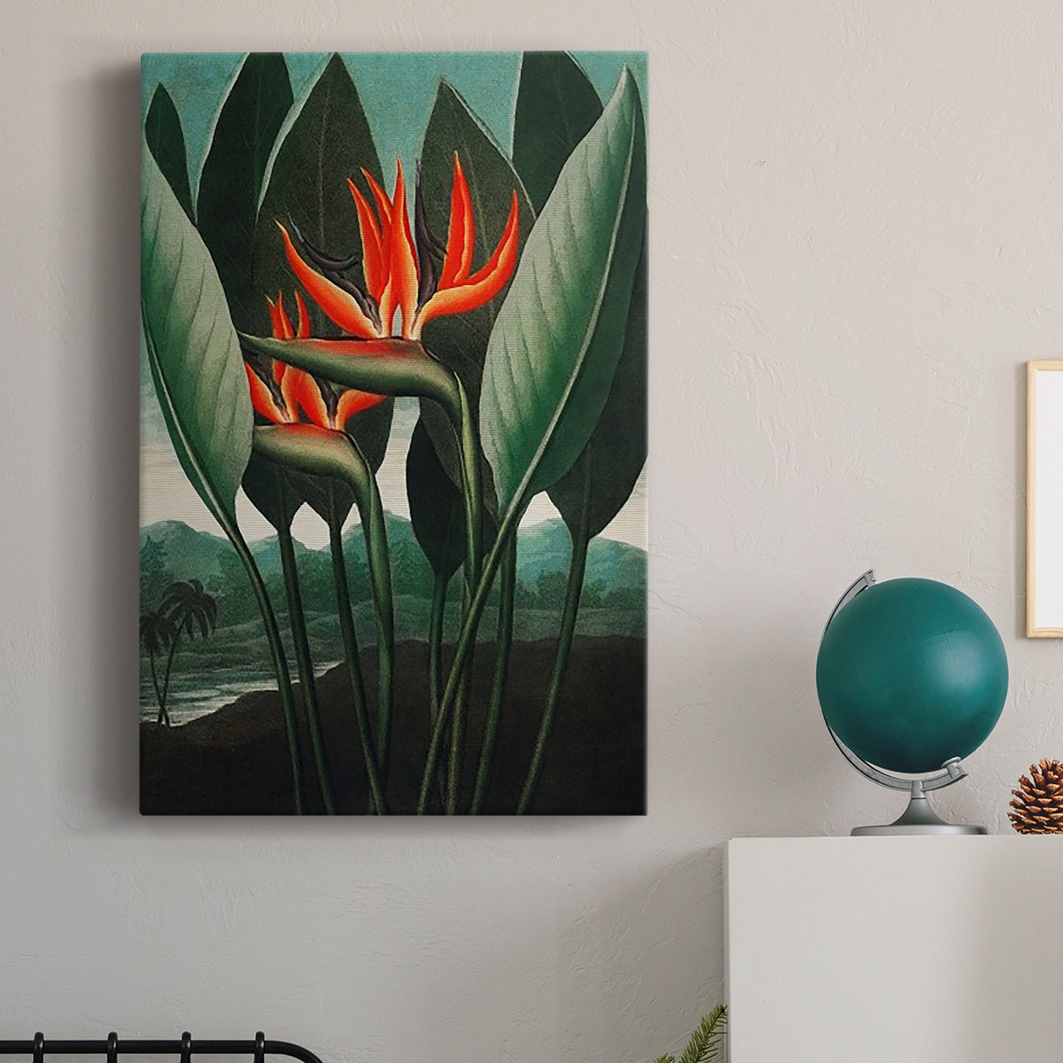 Temple of Flora IV - Canvas Art Print