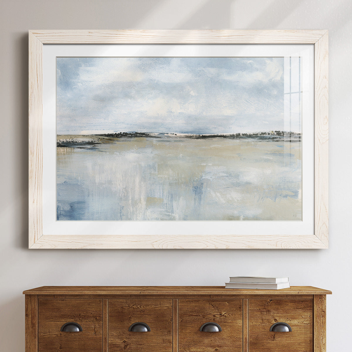 Across The Meadow - Barnwood Framed Art Print