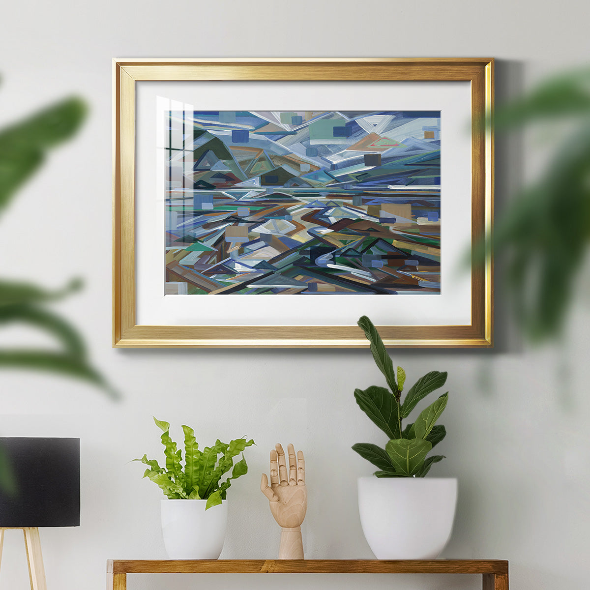 Low Tide - Modern Framed Art Print