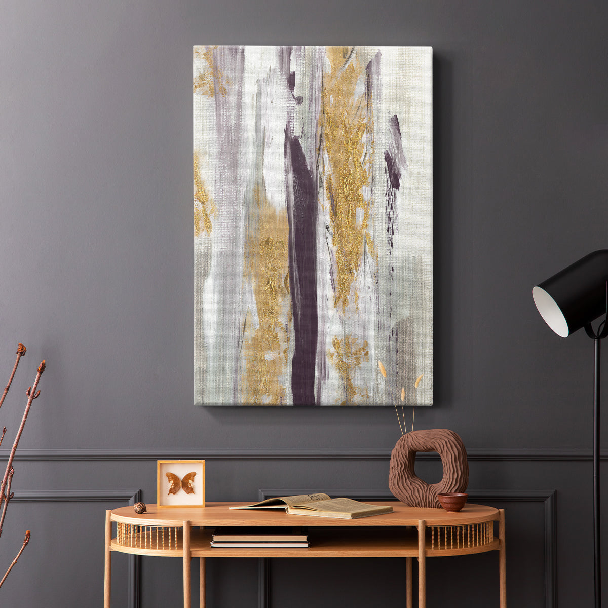 Tumultuous Amethyst II - Canvas Art Print