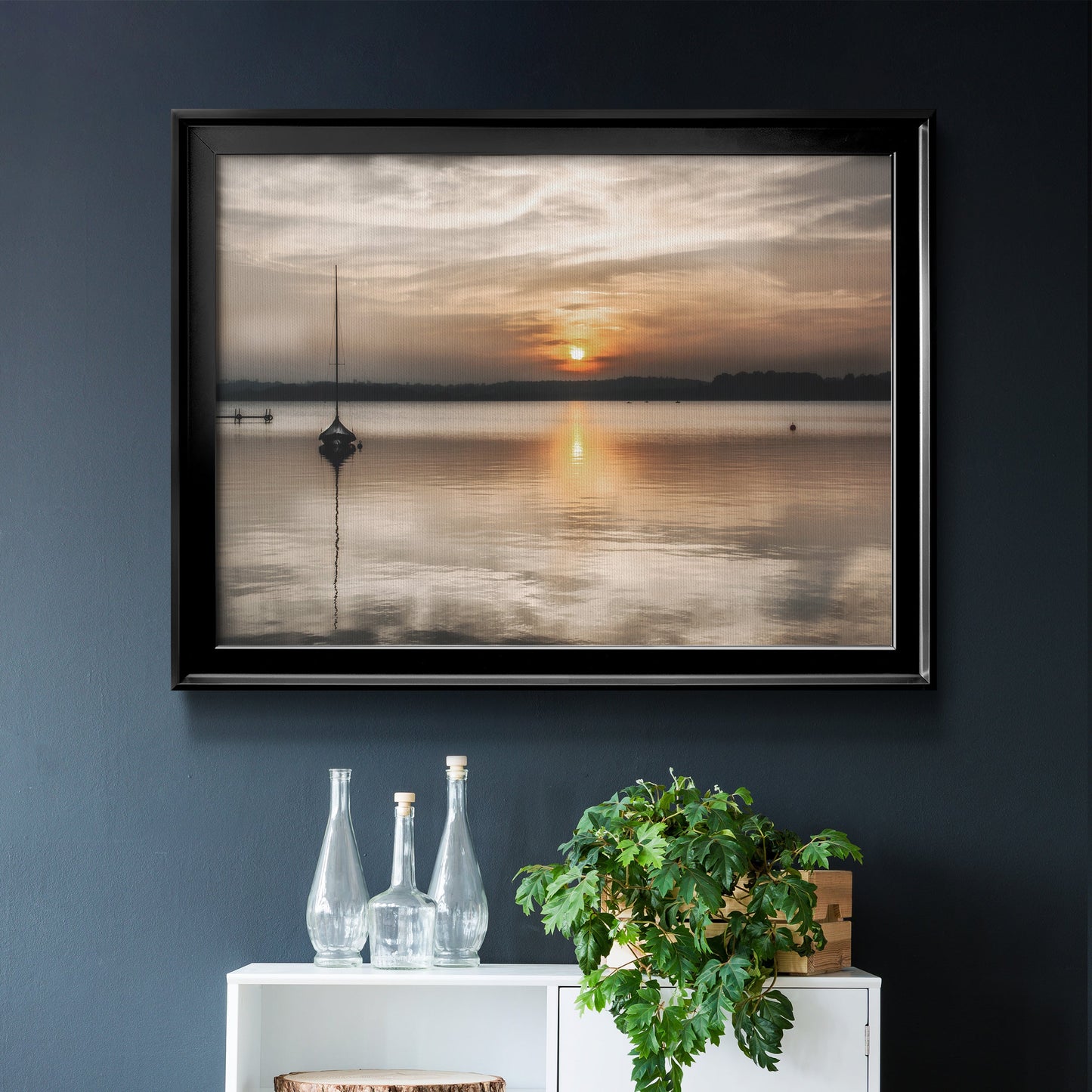 Soft Sunset Premium Classic Framed Canvas - Ready to Hang