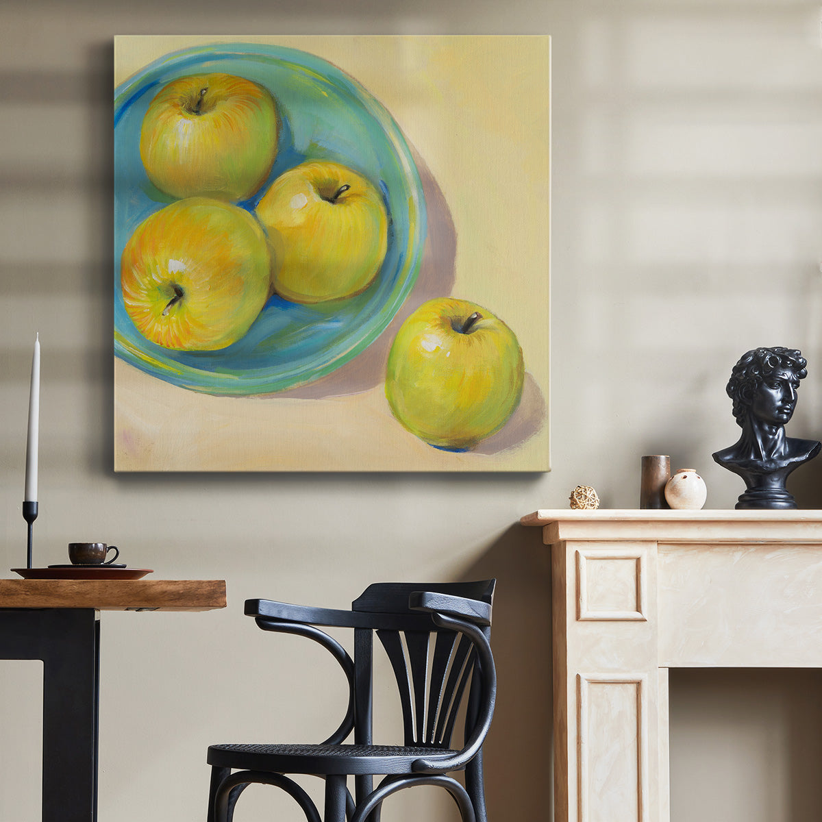 Fruit Bowl Trio II-Premium Gallery Wrapped Canvas - Ready to Hang