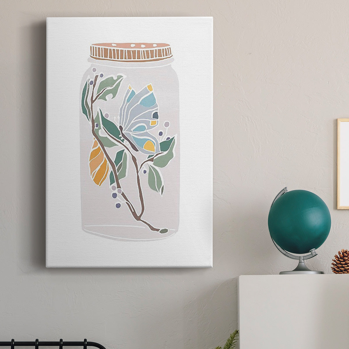 Nature Jar III Premium Gallery Wrapped Canvas - Ready to Hang