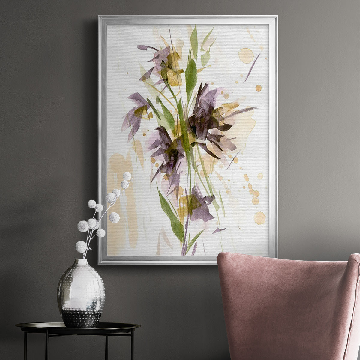 After Rain II - Modern Framed Canvas Print