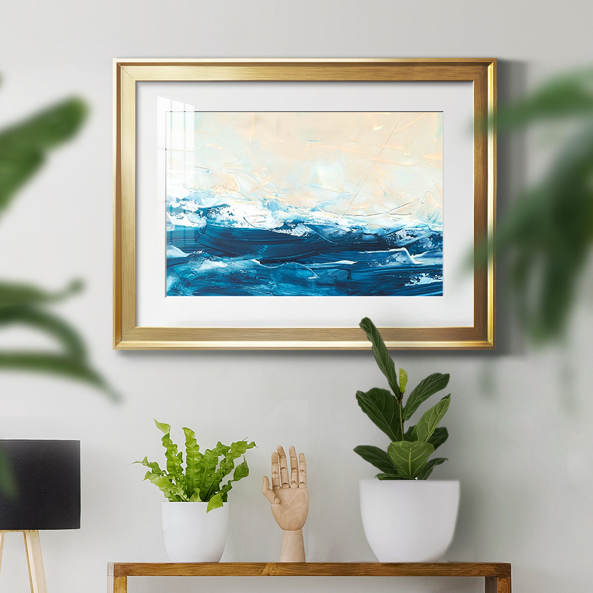 Wave after Wave III - Modern Framed Art Print