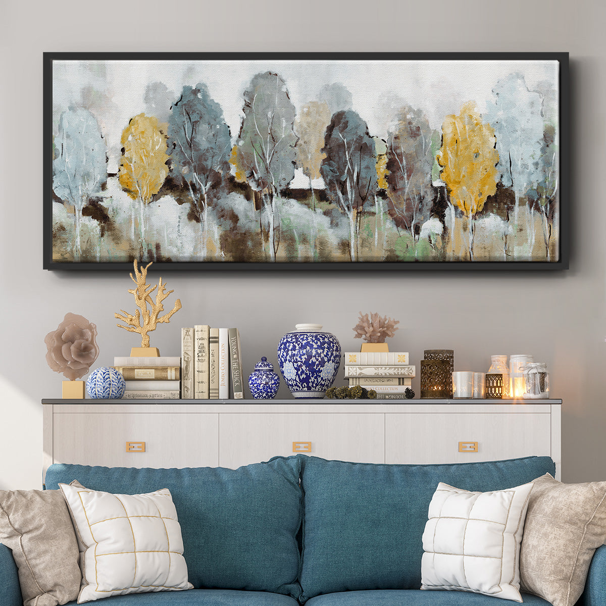 Golden Hour - Floater Framed Canvas Print