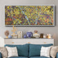 Tree Panorama IV - Floater Framed Canvas Print