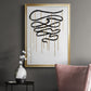 Weeping Ribbon I - Modern Framed Canvas Print