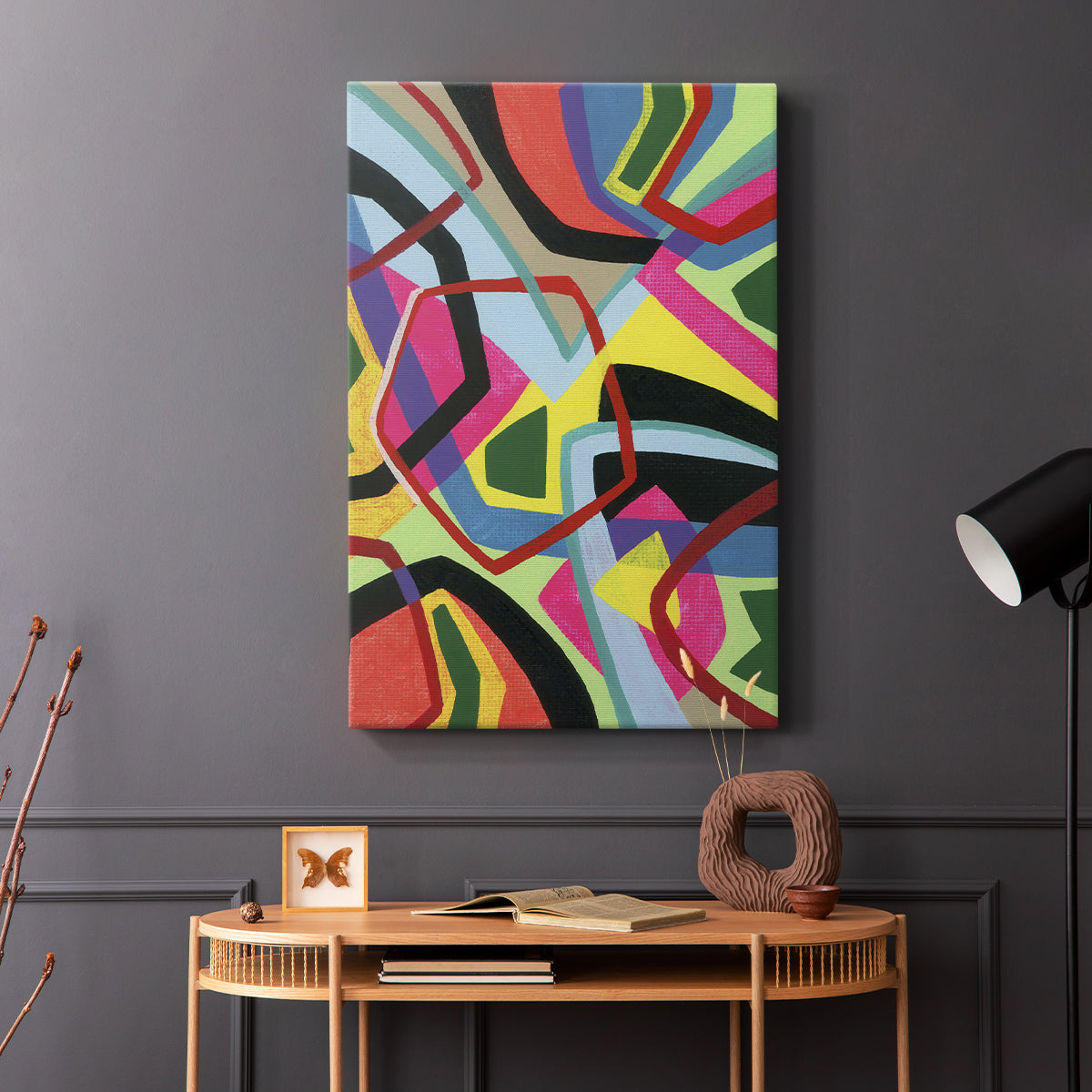 Bold Shape Shift II - Canvas Art Print
