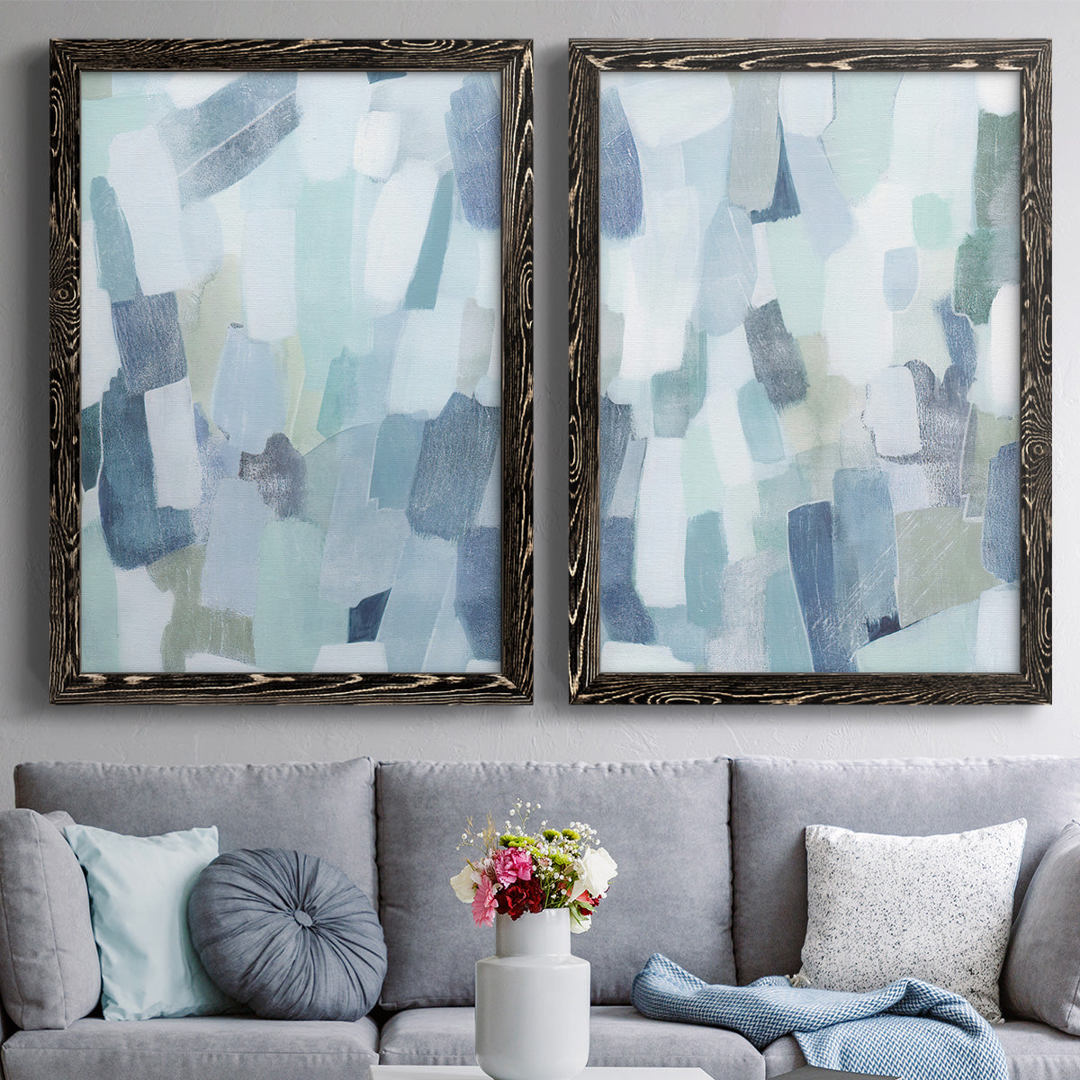 Dusky Gale I - Premium Framed Canvas 2 Piece Set - Ready to Hang